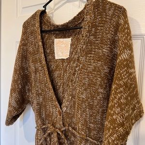 Love Rocks Sweater ~ Size L. Brown.